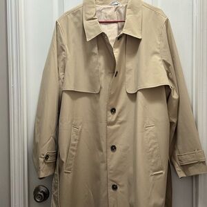 Time and Tru Tan Trench Coat